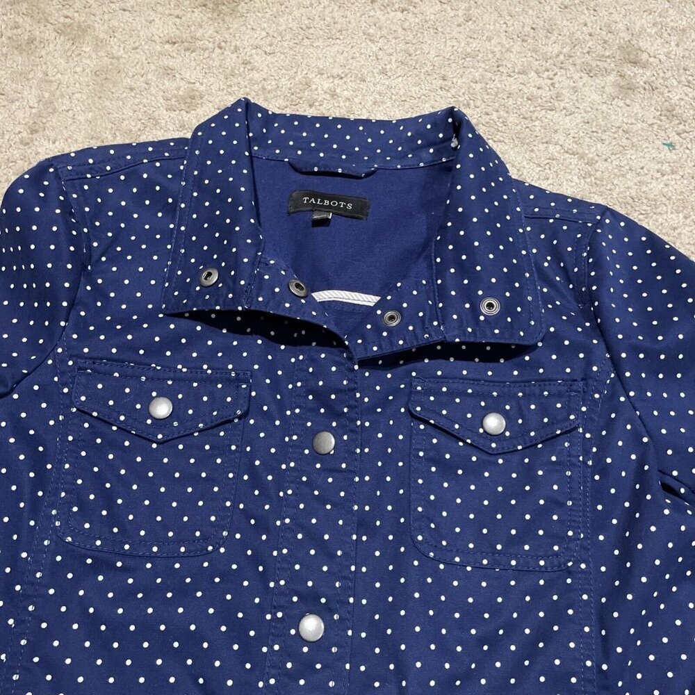 Talbots Snap Front Utility Field Jacket Women's S… - image 2